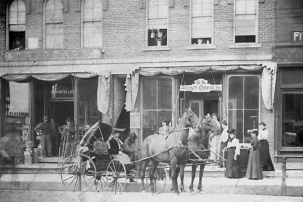 North side of Main Street, Wyoming in the late 1880s