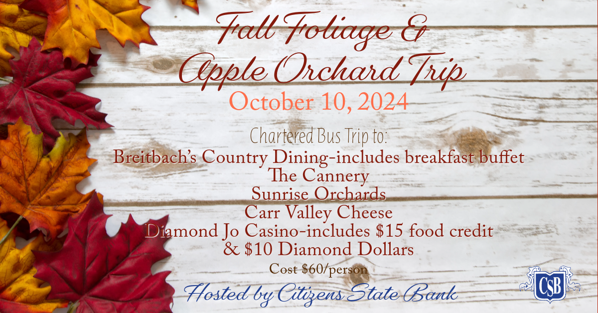 Fall Foliage & Apple Orchard Trip